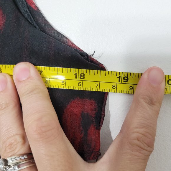 ๐ธ10 Laura Vintage Red Layered Shift Dress๐ธ - Picture 9 of 9